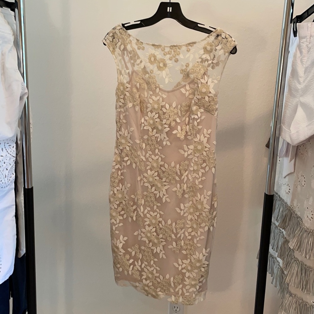 Gorgeous Ralph Lauren golden flower dress